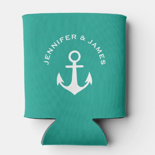 Anker Aquamariner grüner Individuelle Name für die Dosenkühler (Rückseite)