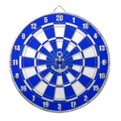 Anker auf dem Blue and White Dart Board Dartscheibe (vorne)