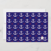 Anker auf dem Weg zur Einladung (Rückseite)