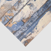 Anker auf der Dekoupage von rustikalen Holzplatten Seidenpapier (Detail)