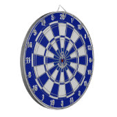 Anker auf Navy Blue und White Dart Board Dartscheibe (Vorderseite Links)