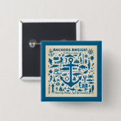 Anker Aweigh! Button (Vorne & Hinten)