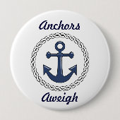 Anker Aweigh Button (Vorderseite)