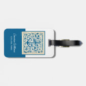 Anker Aweigh! Gepäckanhänger (Rückseite horizontal)