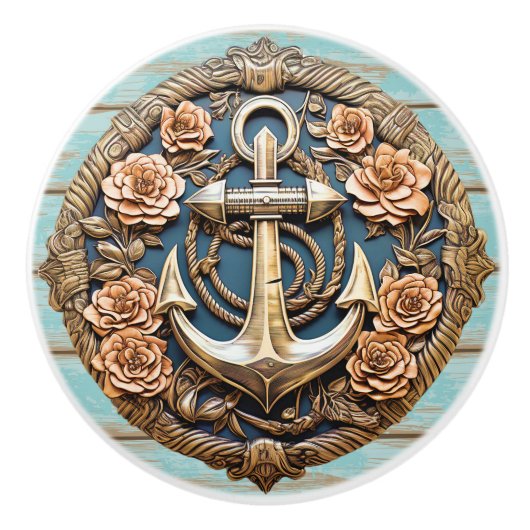 Anker Aweigh Keramik Knob Keramikknauf (Vorderseite)