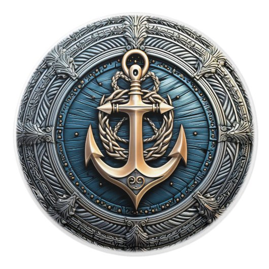 Anker Aweigh Keramik Knob Keramikknauf (Vorderseite)