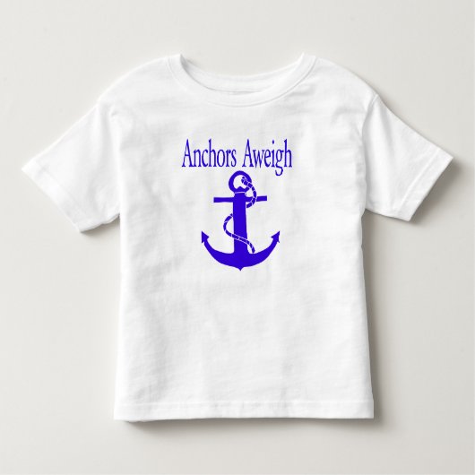 Anker Aweigh Kleinkind T-shirt (Vorderseite)