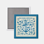 Anker Aweigh! Magnet (Vorderseite/Rückseite)
