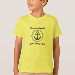 Anker-Aweigh personalisiertes T-Shirt