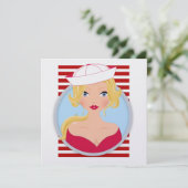 Anker Aweigh! - SRF Einladung (Stehend Vorderseite)