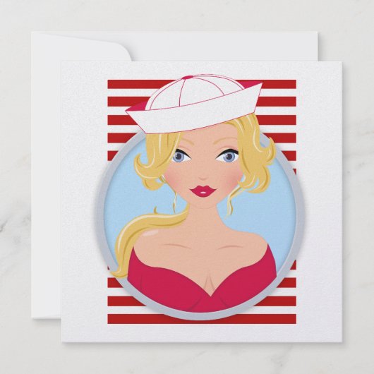 Anker Aweigh! - SRF Einladung (Vorderseite)