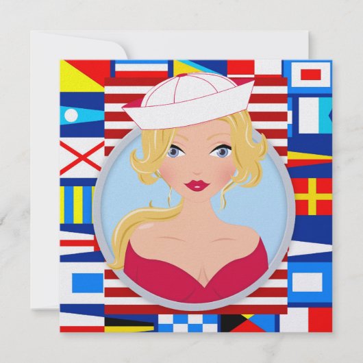 Anker Aweigh! - SRF Einladung (Vorderseite)