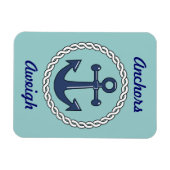Anker Aweigh Vert. Stateroom Door Marker Magnet (Horizontal)