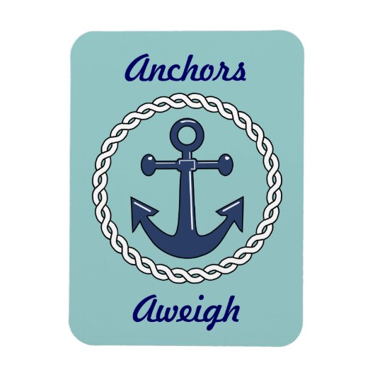 Anker Aweigh Vert. Stateroom Door Marker Magnet (Vertikal)