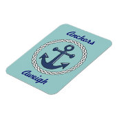 Anker Aweigh Vert. Stateroom Door Marker Magnet (Linke Seite)