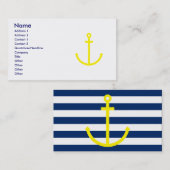 Anker Aweigh Visitenkarte (Vorne/Hinten)