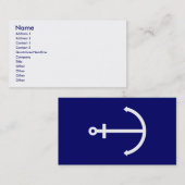 Anker Aweigh Visitenkarte (Vorne/Hinten)