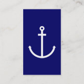 Anker Aweigh Visitenkarte (Rückseite)