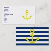 Anker Aweigh Visitenkarte (Vorne/Hinten)