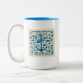 Anker Aweigh! Zweifarbige Tasse (Links)
