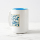 Anker Aweigh! Zweifarbige Tasse (Vorderseite Links)