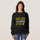 Anker Bootfahren Kreuzfahrtschiff Sweatshirt (Vorne ganz)