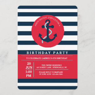 Anker-Bucht-Einladung Einladung