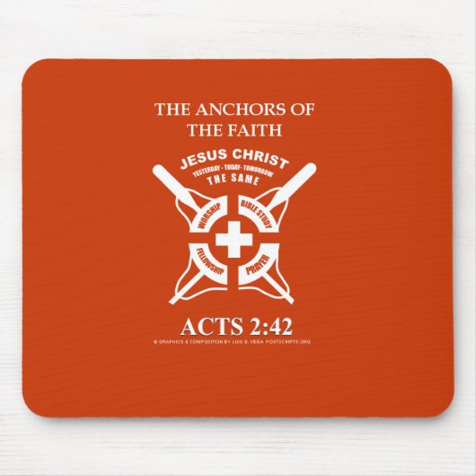 Anker Christi Mousepad (Vorne)