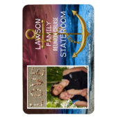 Anker Cruise Stateroom Door Marker Wiedersehen Fot Magnet (Vertikal)