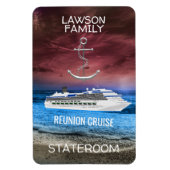 Anker Cruise Stateroom Kabine Türmarker Wiedersehe Magnet (Vertikal)