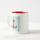 Anker Décor Zweifarbige Tasse (Vorderseite Links)