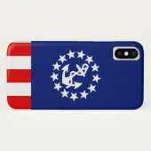 Anker der amerikanischen Flagge Case-Mate iPhone Hülle (Rückseite (Horizontal))