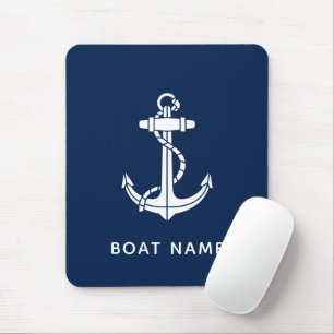 Anker der benutzerdefinierten Crew für den Namen d Mousepad