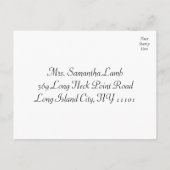 Anker der blauen Postkarte für das Schiff Nautic U (Rückseite)