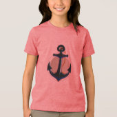 Anker der Hoffnung: Steadfast in Liebe und Zuhause Tri-Blend Shirt (Vorderseite)