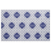 Anker der Marine White BG, Marine 3 Initial Monogr Stoff (Fat Quarter (45,7 x 55,9 cm))