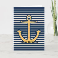 Anker der Navy Stripes