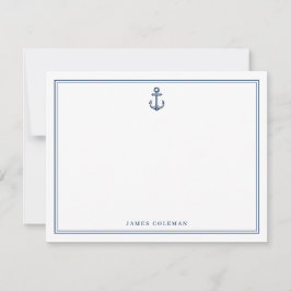 Anker der Personalisierten Stationery Mitteilungskarte