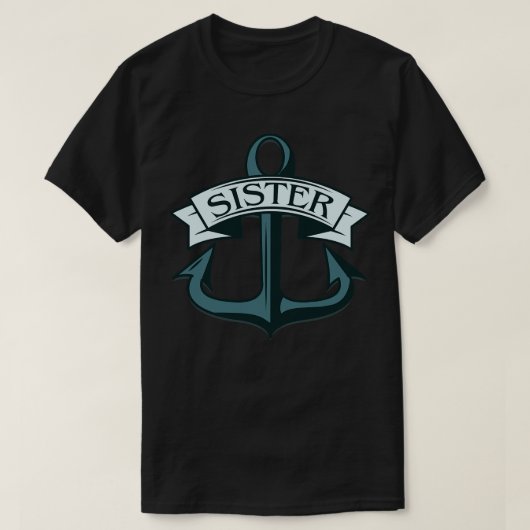 Anker der Sister Ships T-Shirt (Design vorne)