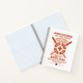 Anker des Glaubens Notizblock (Innenseite)