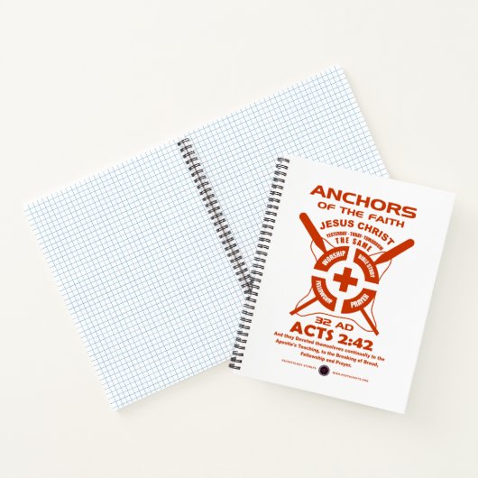 Anker des Glaubens Notizblock (Innenseite)