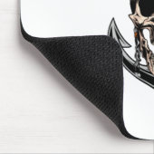 Anker des Kreuzknochens Pirate Skull Mousepad (Ecke)