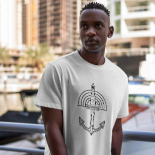 Anker des Leuchtturms T-Shirt