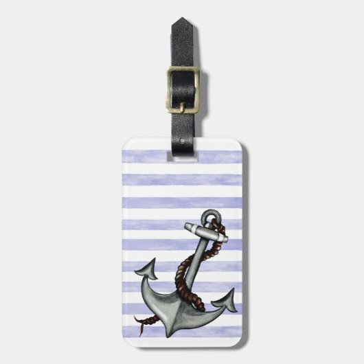 Anker des Schiffes Gepäckanhänger (Vorderseite vertikal)