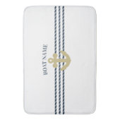 Anker des Schiffes, Seil Badematte (Vorderseite Vertikal)