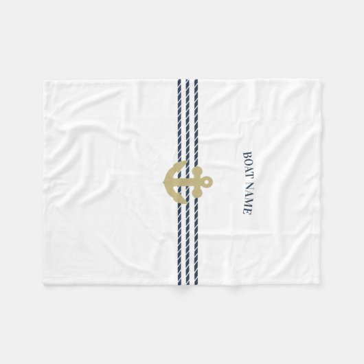 Anker des Schiffes, Seil Fleecedecke (Vorderseite (Horizontal))