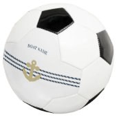 Anker des Schiffes, Seil Fußball (Dreiviertel)