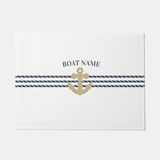 Anker des Schiffes, Seil Fußmatte (Vorderseite)