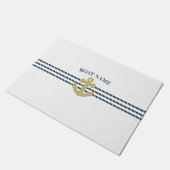 Anker des Schiffes, Seil Fußmatte (Schrägansicht)