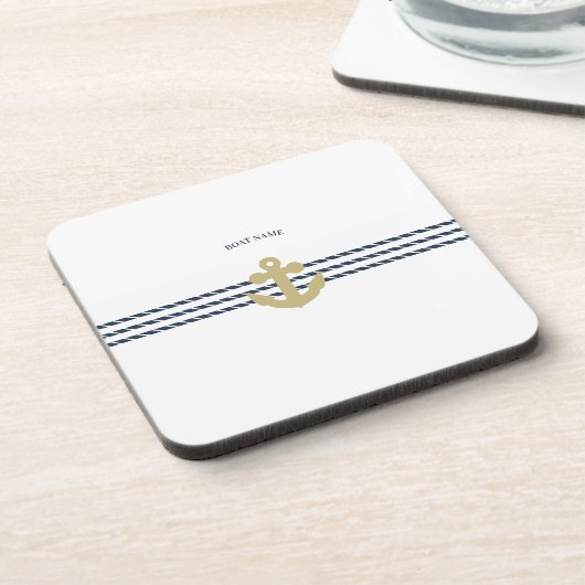 Anker des Schiffes, Seil Getränkeuntersetzer (Linke Seite)